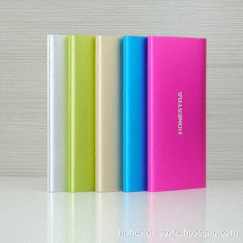 battery power bank with metal case and polymer battery for promotional gift